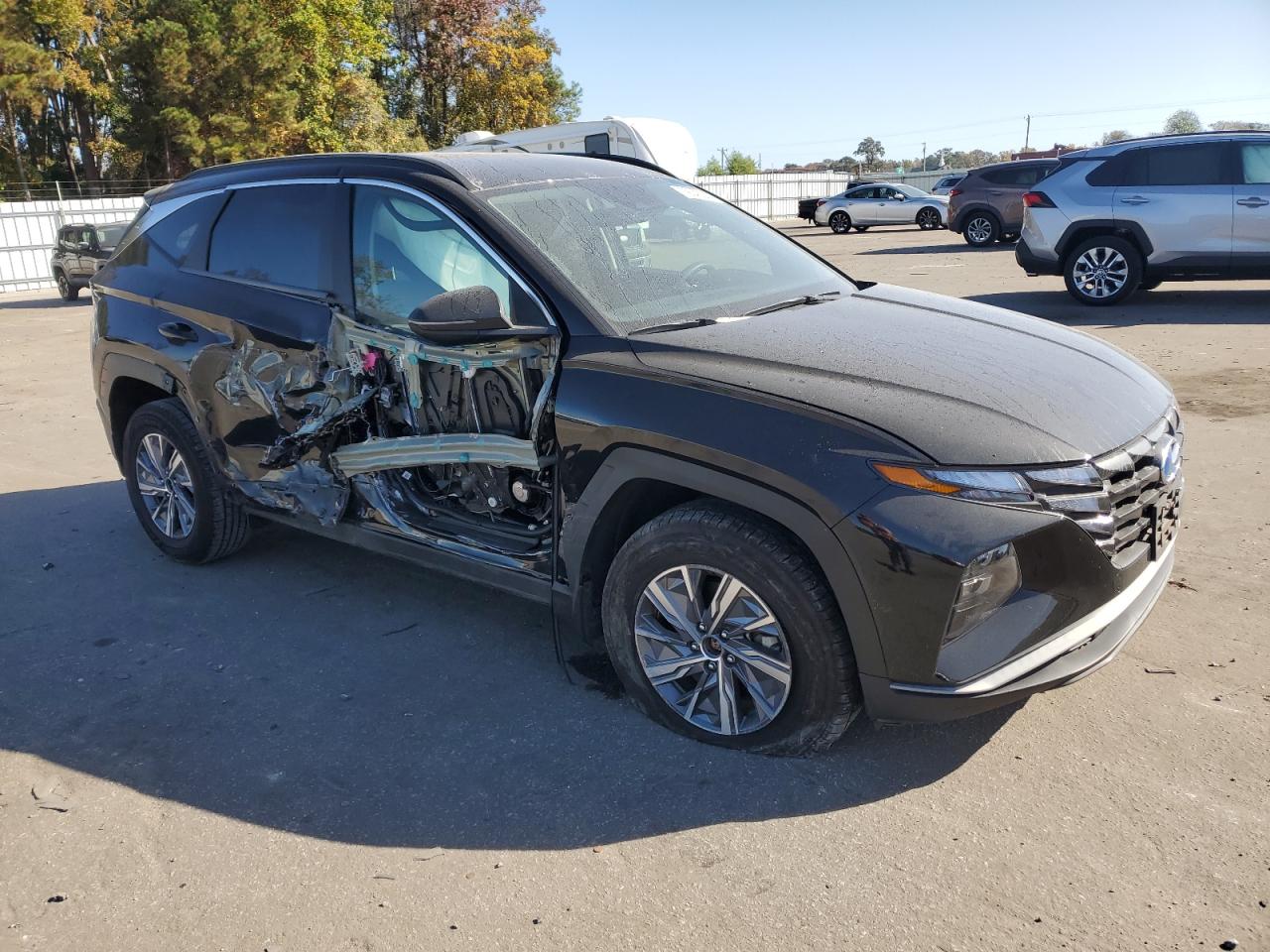 2022 HYUNDAI TUCSON BLUE VIN:KM8JBCA15NU030520