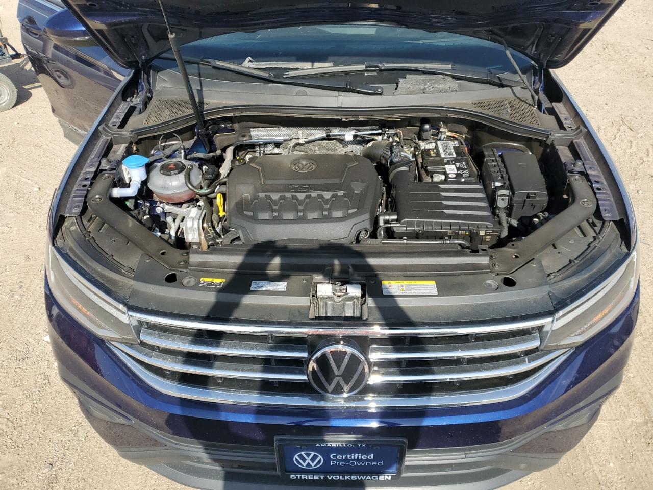 2022 VOLKSWAGEN TIGUAN SE VIN:3VV3B7AX1NM130578