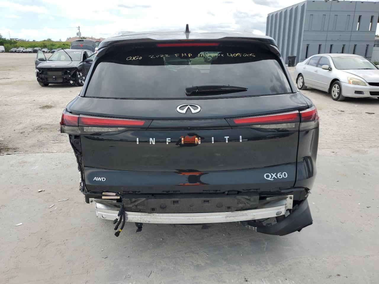 2022 INFINITI QX60 SENSORY VIN:5N1DL1GS2NC335185