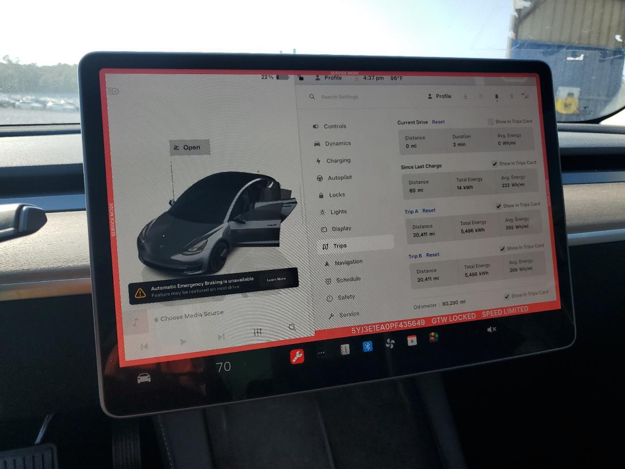 2023 TESLA MODEL 3  VIN:5YJ3E1EA0PF435649