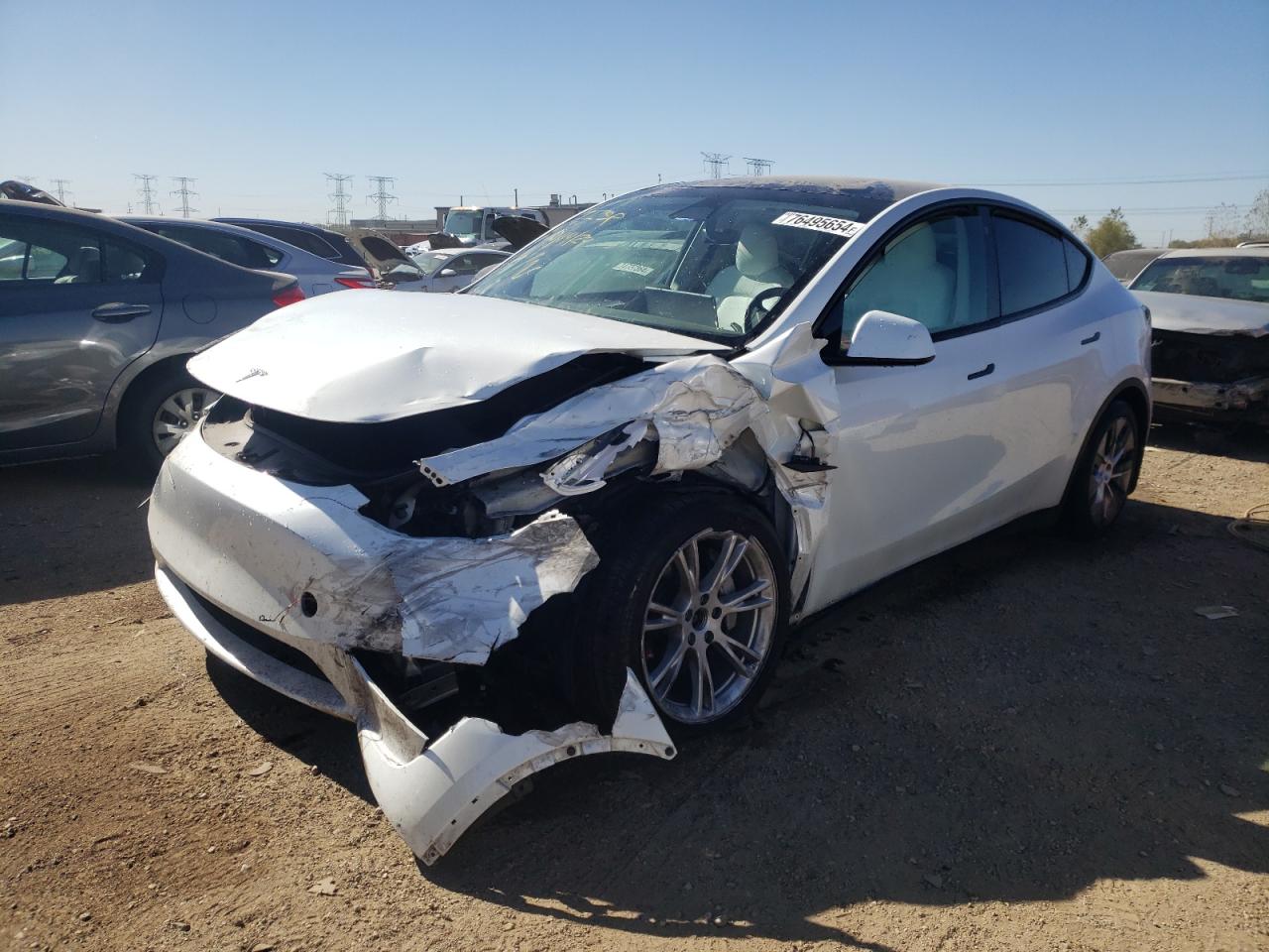 2023 TESLA MODEL Y  VIN:7SAYGDEE6PF776139