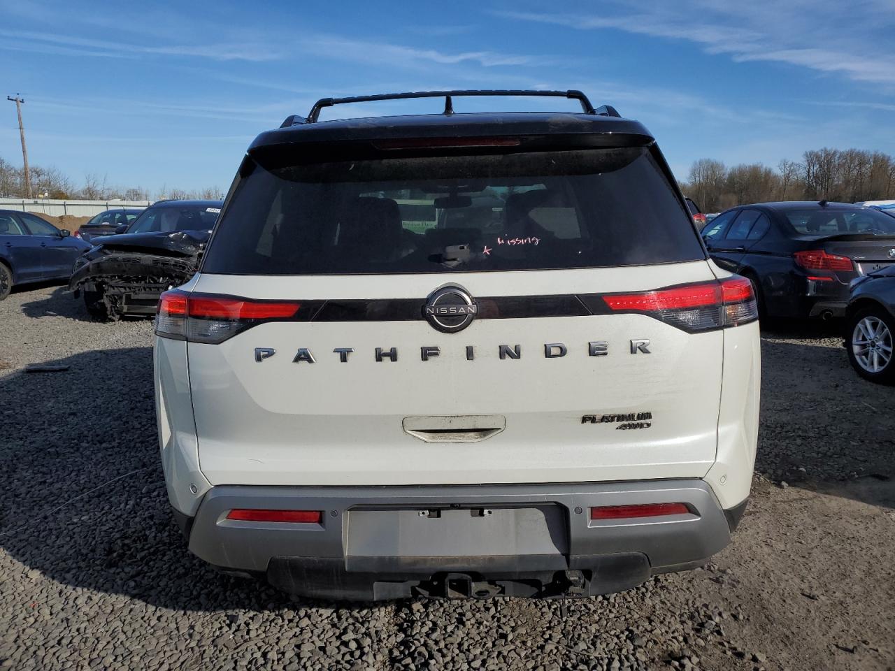 2022 NISSAN PATHFINDER PLATINUM VIN:5N1DR3DJ3NC258025