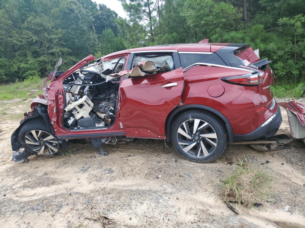2022 NISSAN MURANO SL VIN:5N1AZ2CJ6NC112202