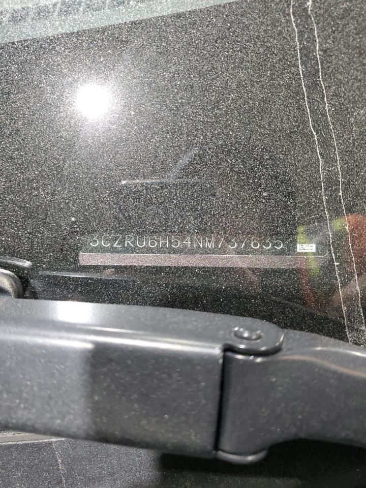 2022 HONDA HR-V EX VIN:3CZRU6H54NM737635
