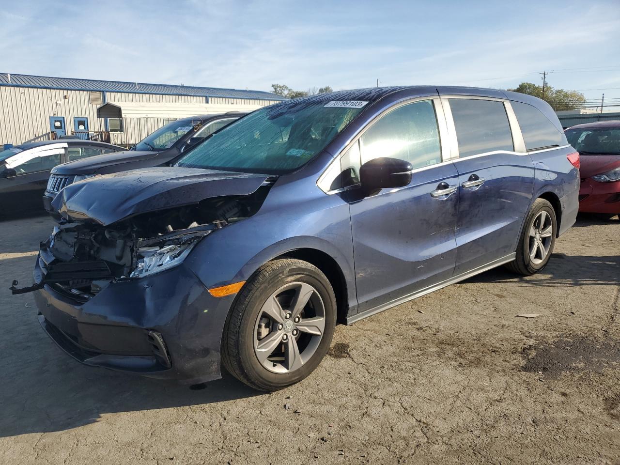2022 HONDA ODYSSEY EX VIN:5FNRL6H58NB069707