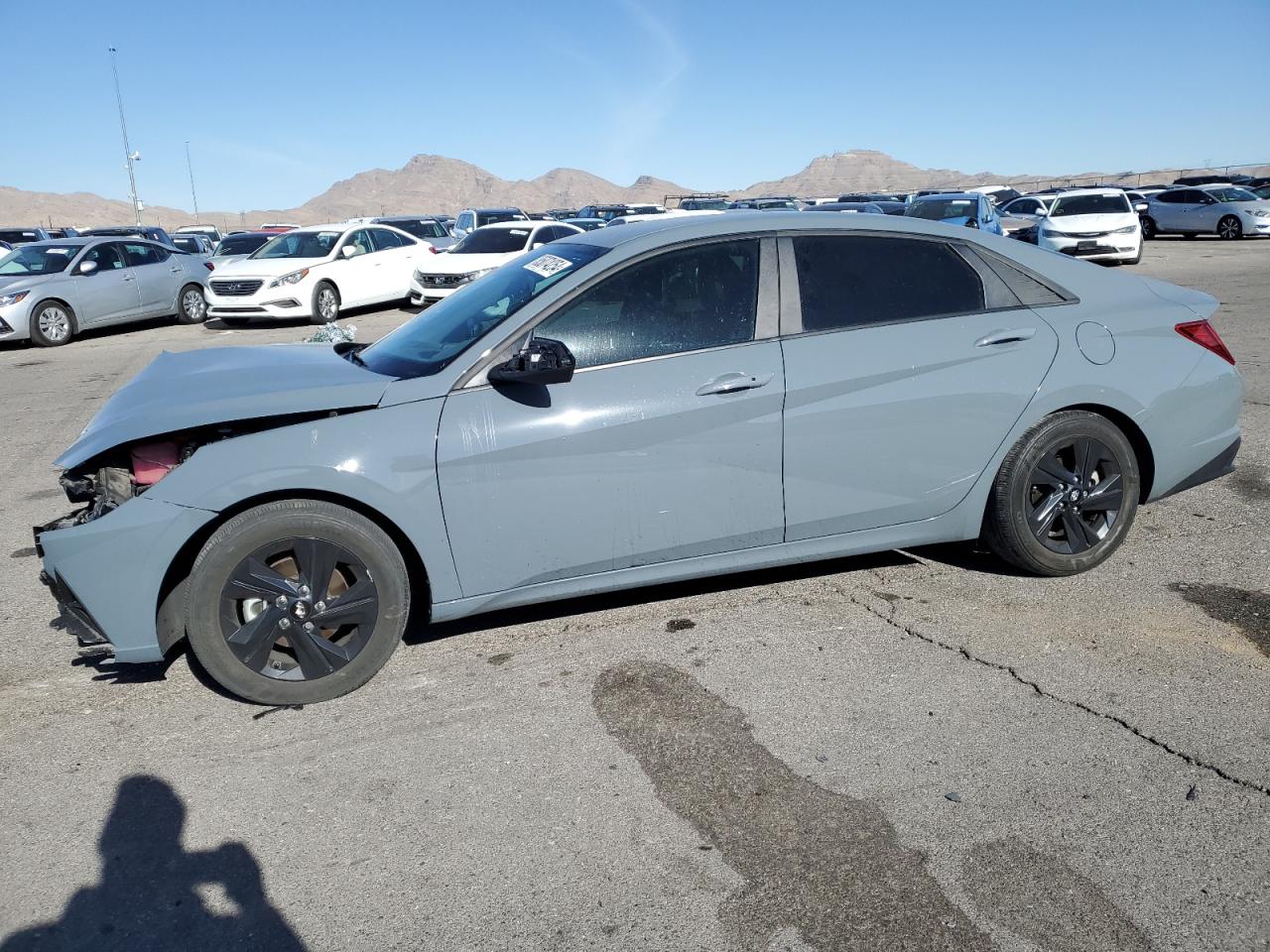 2022 HYUNDAI ELANTRA BLUE VIN:KMHLM4AJ3NU023557