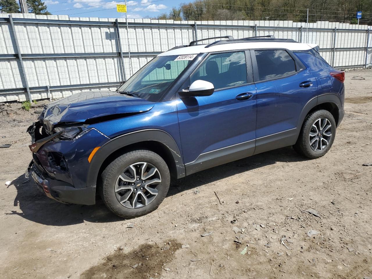 2022 CHEVROLET TRAILBLAZER ACTIV VIN:KL79MSSL0NB141321