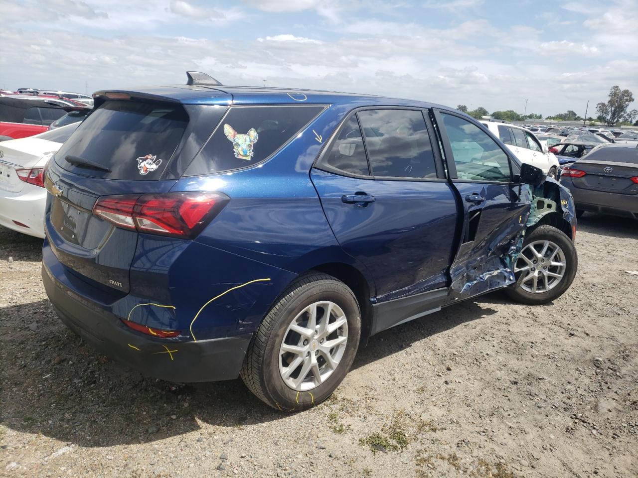 2022 CHEVROLET EQUINOX LS VIN:3GNAXSEV1NS229956