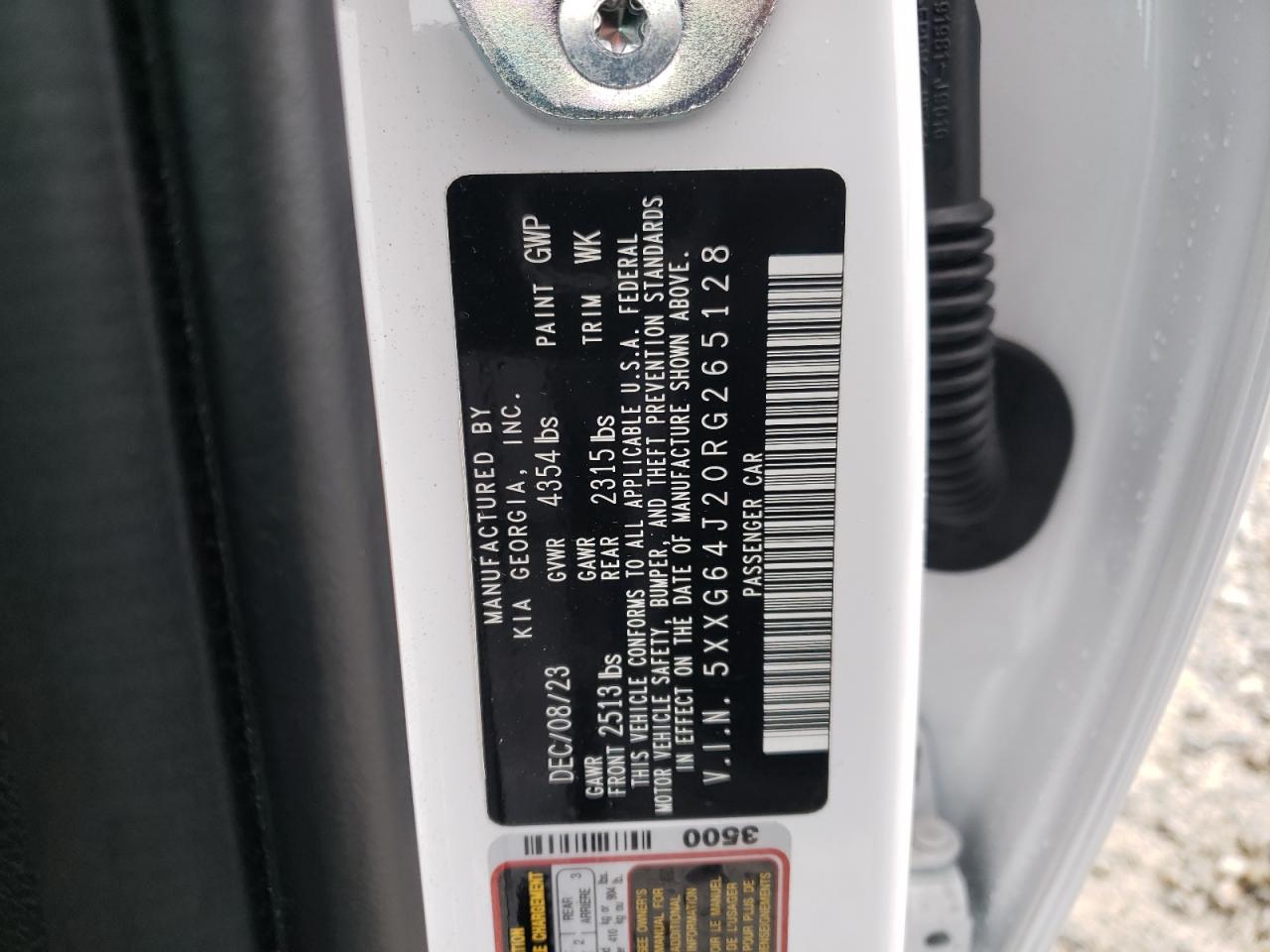 2024 KIA K5 GT LINE VIN:2GTEC13T751348270