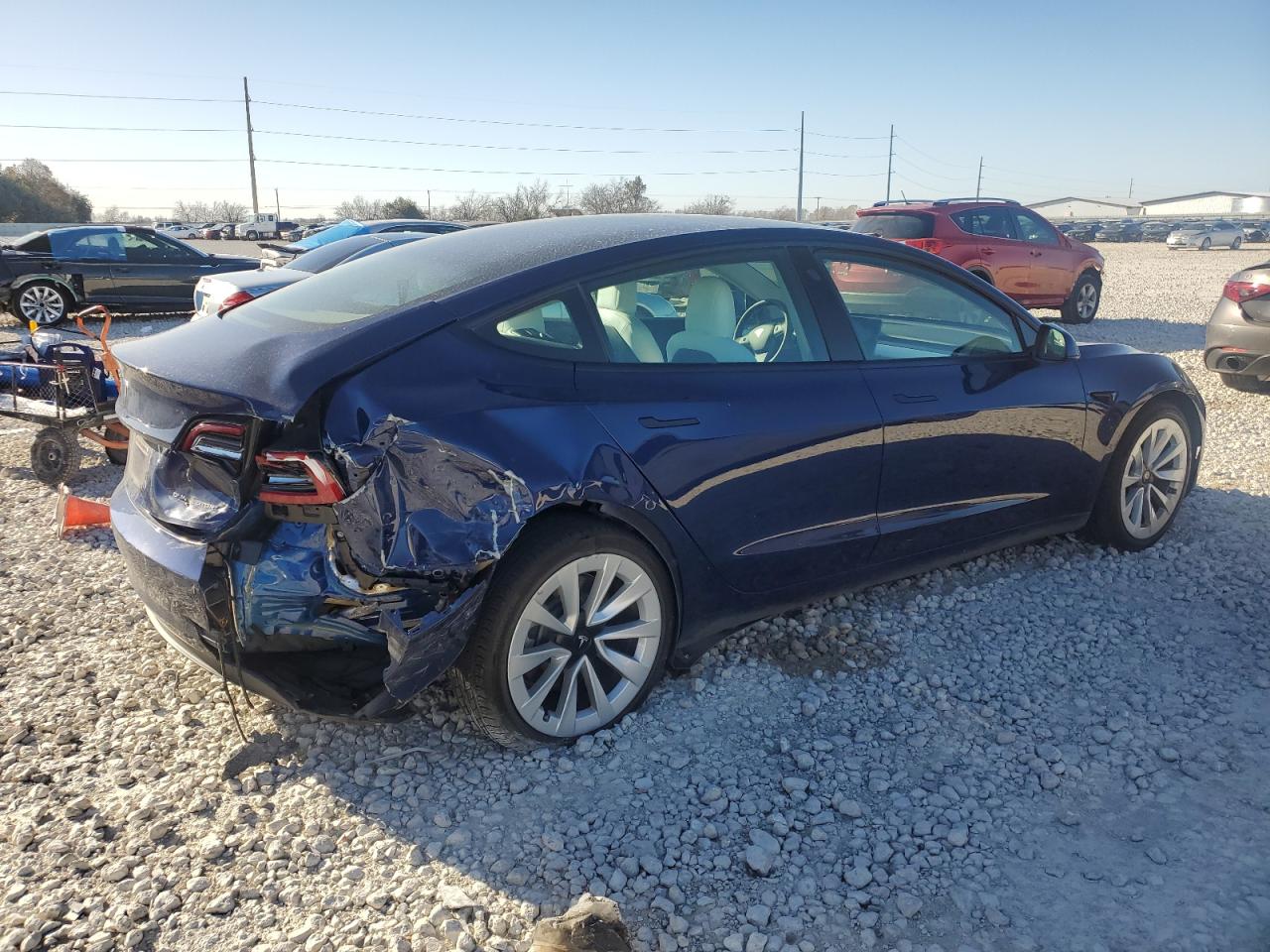 2022 TESLA MODEL 3  VIN:5YJ3E1EB3NF198144