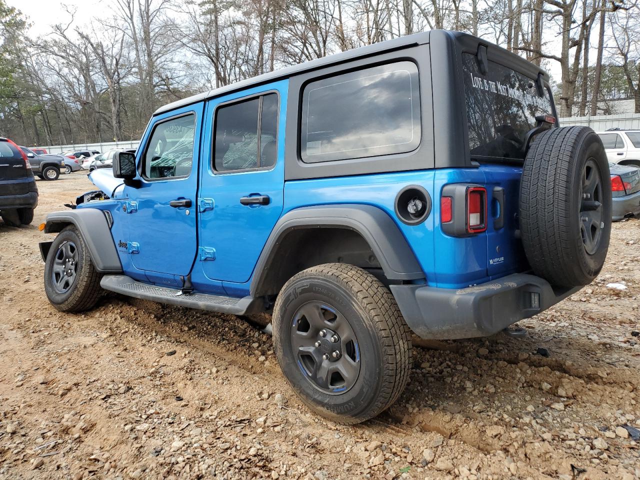 2022 JEEP WRANGLER UNLIMITED SPORT VIN:1C4HJXDN6NW232539