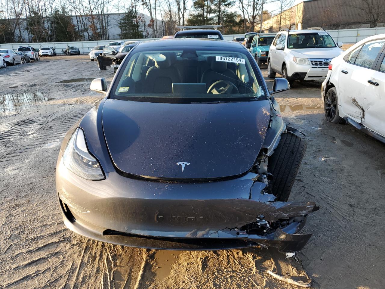 2022 TESLA MODEL 3  VIN:5YJ3E1EBXNF201430