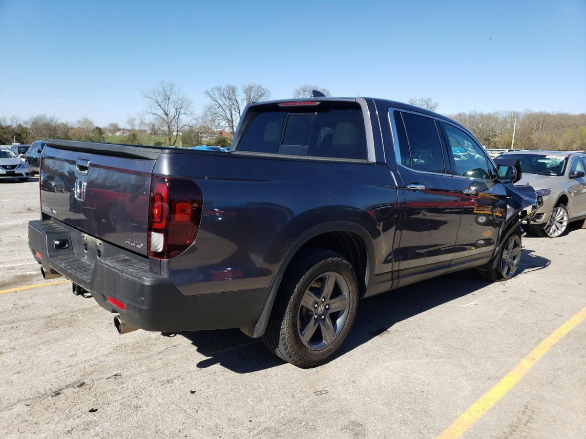 2022 HONDA RIDGELINE RTL VIN:5FPYK3F79NB026552