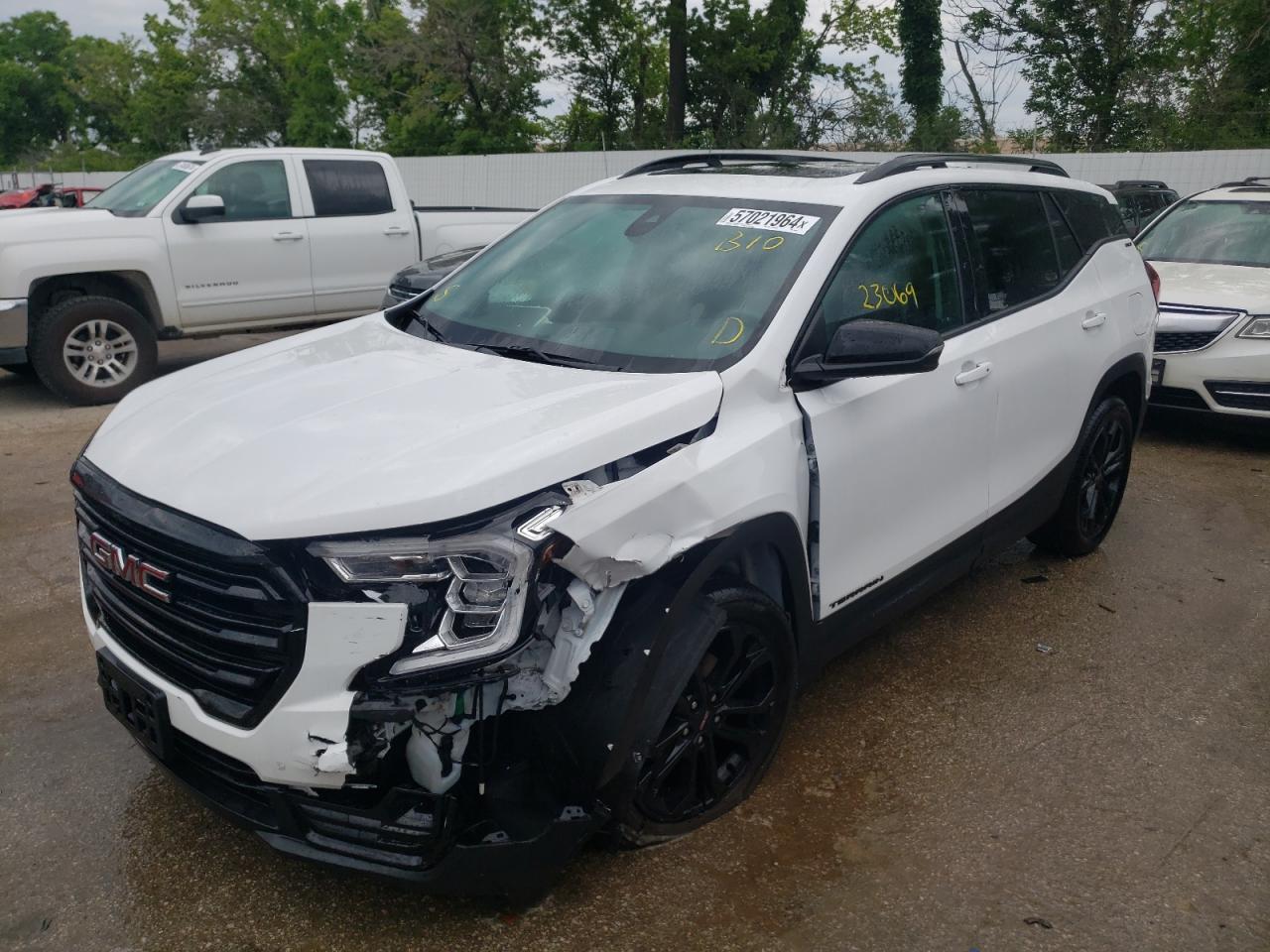 2022 GMC TERRAIN SLT VIN:3GKALPEV0NL294085