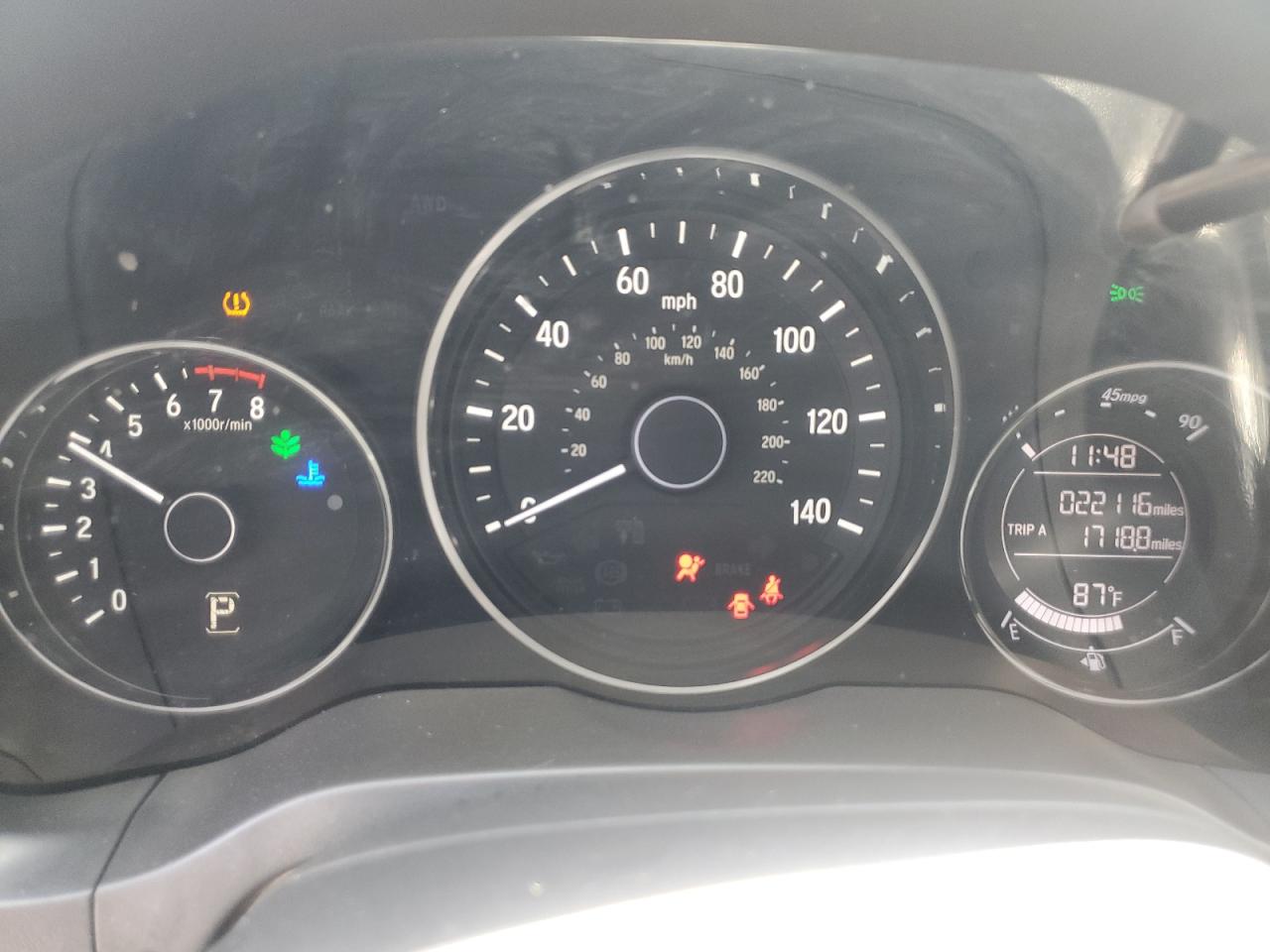 2022 HONDA HR-V LX VIN:3CZRU5H32NM721121