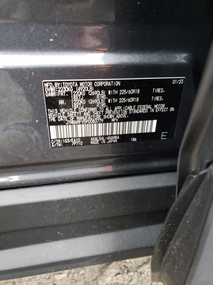 2023 TOYOTA RAV4 XLE PREMIUM VIN:JTMB6RFV5PD083779