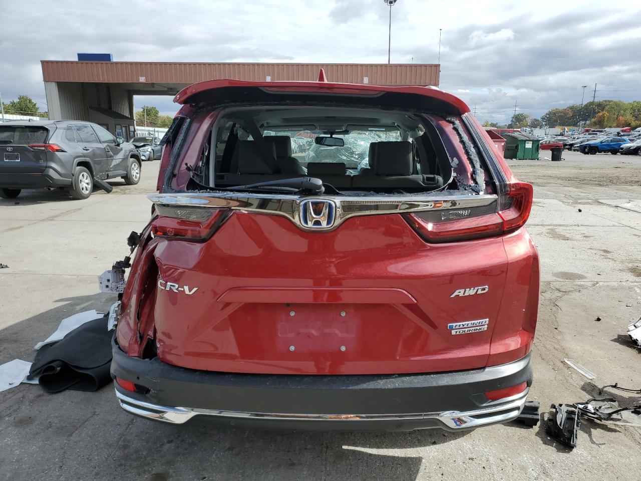 2022 HONDA CR-V TOURING VIN:5J6RT6H93NL017153