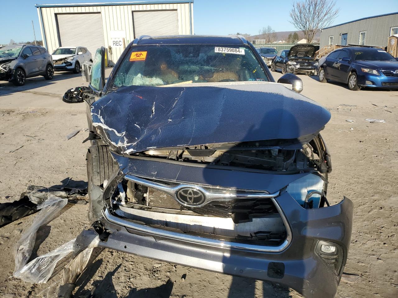 2022 TOYOTA HIGHLANDER PLATINUM VIN:5TDFZRBH0NS161461