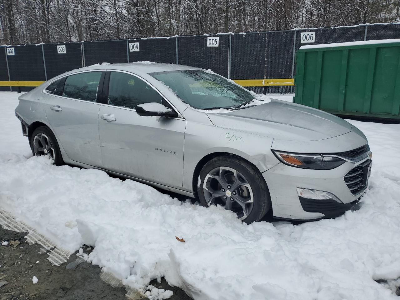 2022 CHEVROLET MALIBU LT VIN:1G1ZD5ST3NF117665