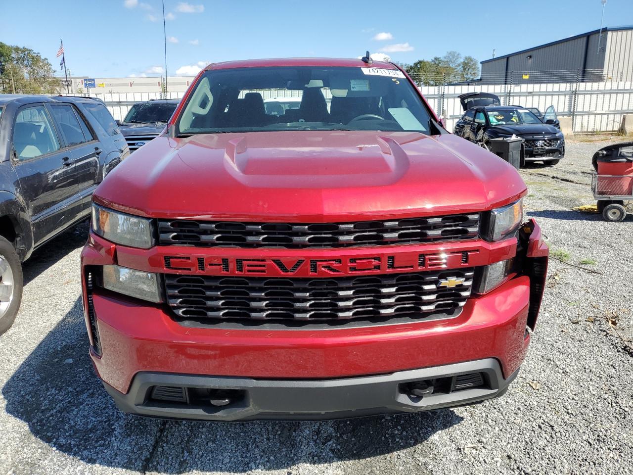 2022 CHEVROLET SILVERADO LTD C1500 CUSTOM VIN:1GCPWBEK0NZ142614