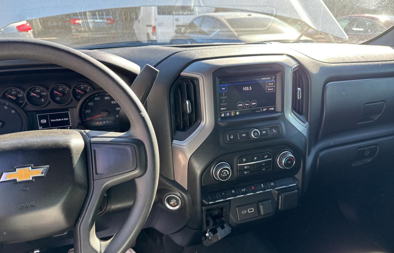 2022 CHEVROLET SILVERADO C1500 CUSTOM VIN:1GCPABEK3NZ543010