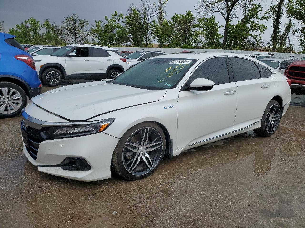 2022 HONDA ACCORD TOURING HYBRID VIN:1HGCV3F93NA029159