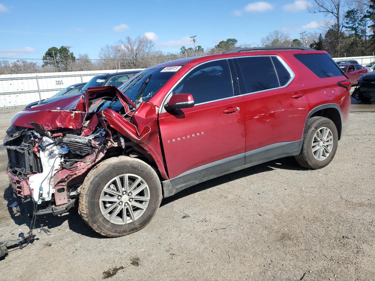 2022 CHEVROLET TRAVERSE LT VIN:1GNERGKW8NJ104119