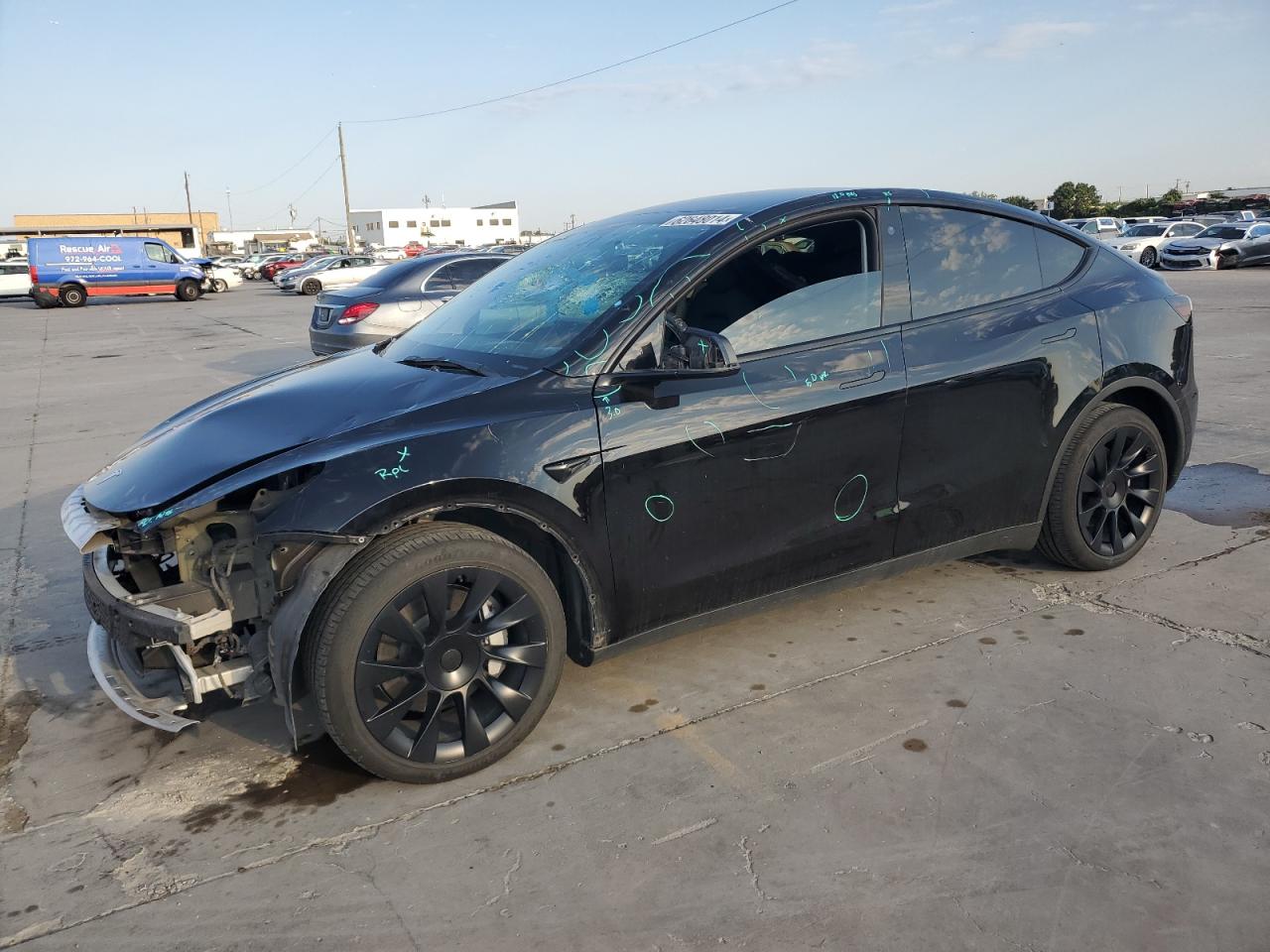 2022 TESLA MODEL Y  VIN:7SAYGDEE1NA006117