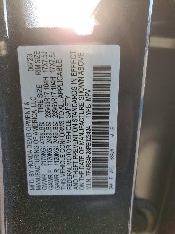 2023 HONDA CR-V LX VIN:7FARS4H28PE022424