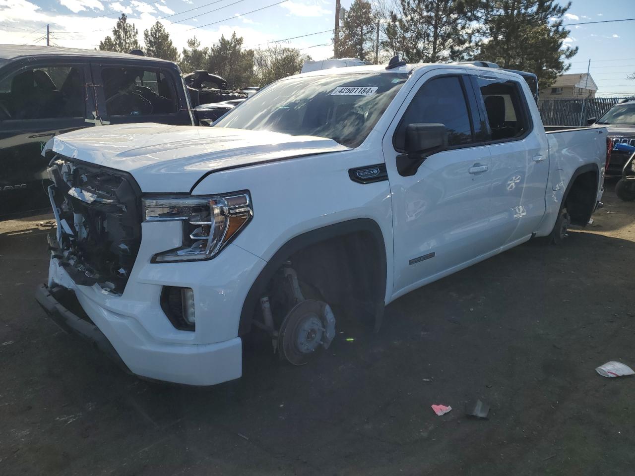 2022 GMC SIERRA LIMITED K1500 ELEVATION VIN:3GTU9CED1NG108697