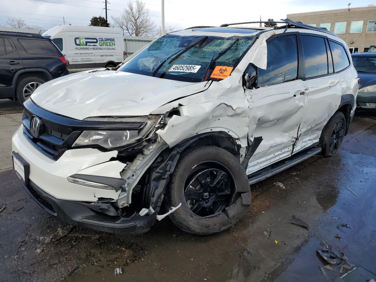 2022 HONDA PILOT TRAILSPORT VIN:5FNYF6H89NB022201