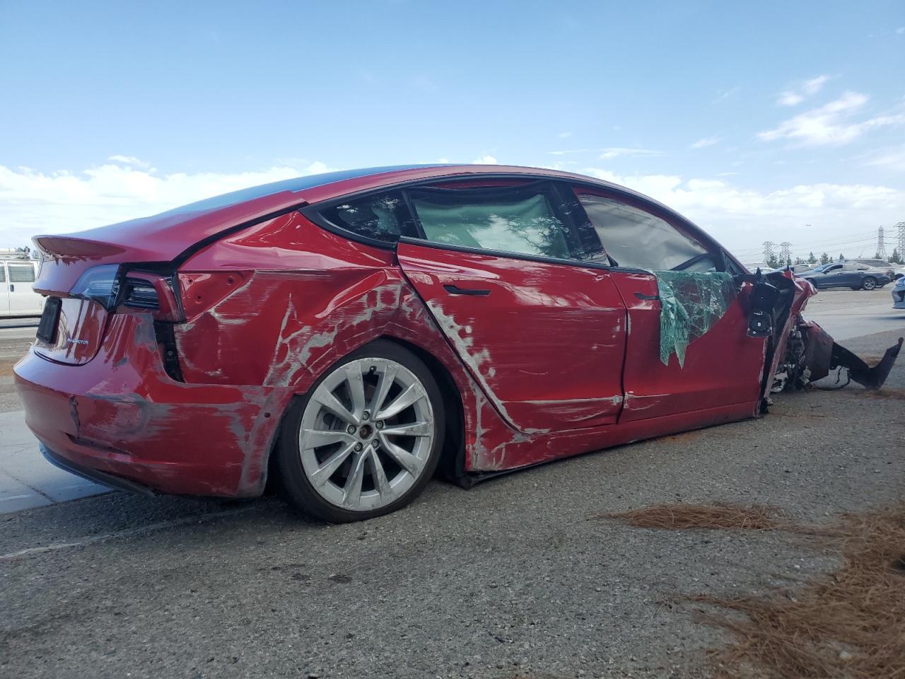 2022 TESLA MODEL 3  VIN:5YJ3E1EB0NF285466