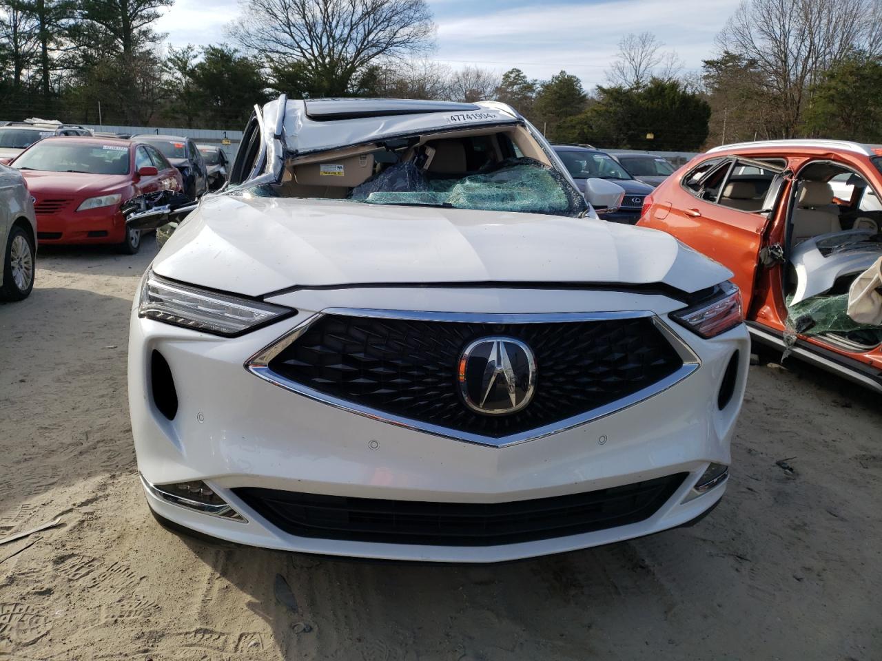 2022 ACURA MDX ADVANCE VIN:5J8YE1H87NL047070