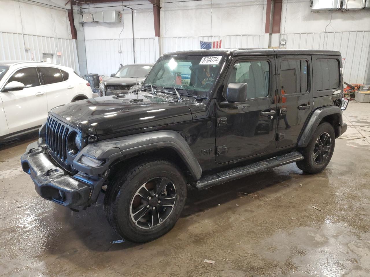 2022 JEEP WRANGLER UNLIMITED SPORT VIN:1C4HJXDN9NW264238