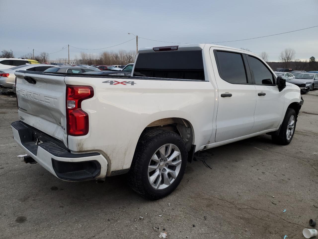 2022 CHEVROLET SILVERADO LTD K1500 CUSTOM VIN:3GCPYBEK5NG102832