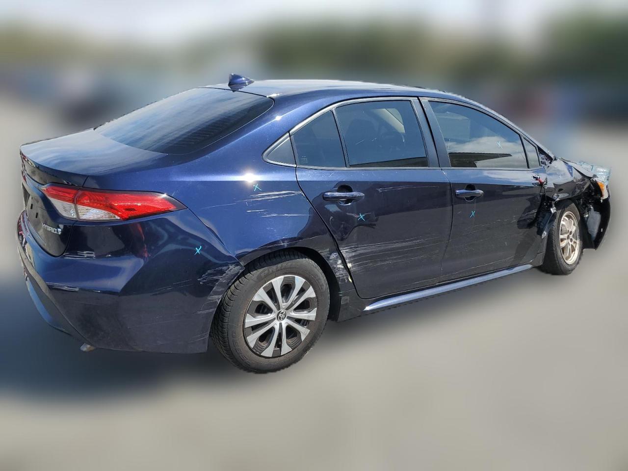 2022 TOYOTA COROLLA LE VIN:JTDEAMDE4NJ047887