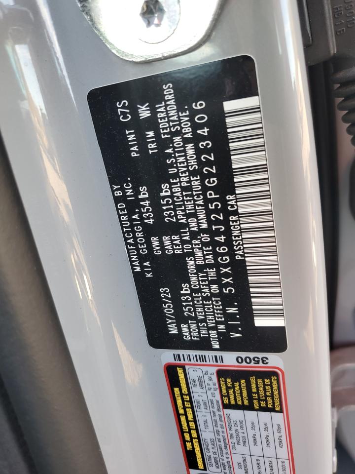 2023 KIA K5 GT LINE VIN:5XXG64J25PG223406