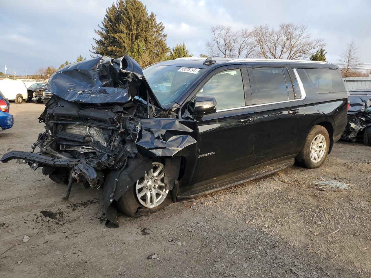 2022 CHEVROLET SUBURBAN K1500 LT VIN:1GNSKCKD3NR267907