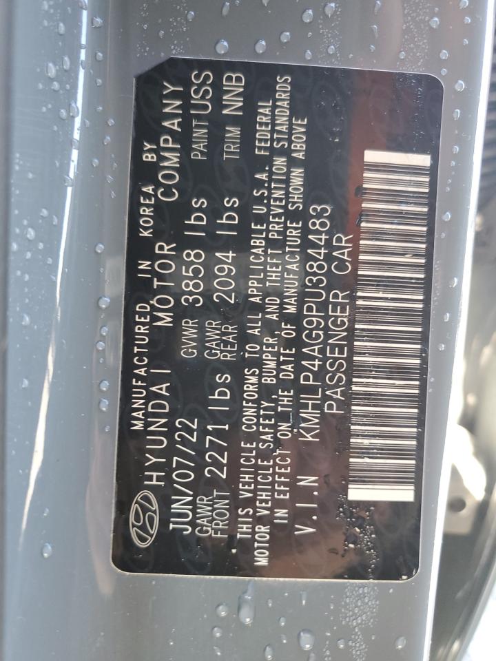 2023 HYUNDAI ELANTRA LIMITED VIN:KMHLP4AG9PU384483