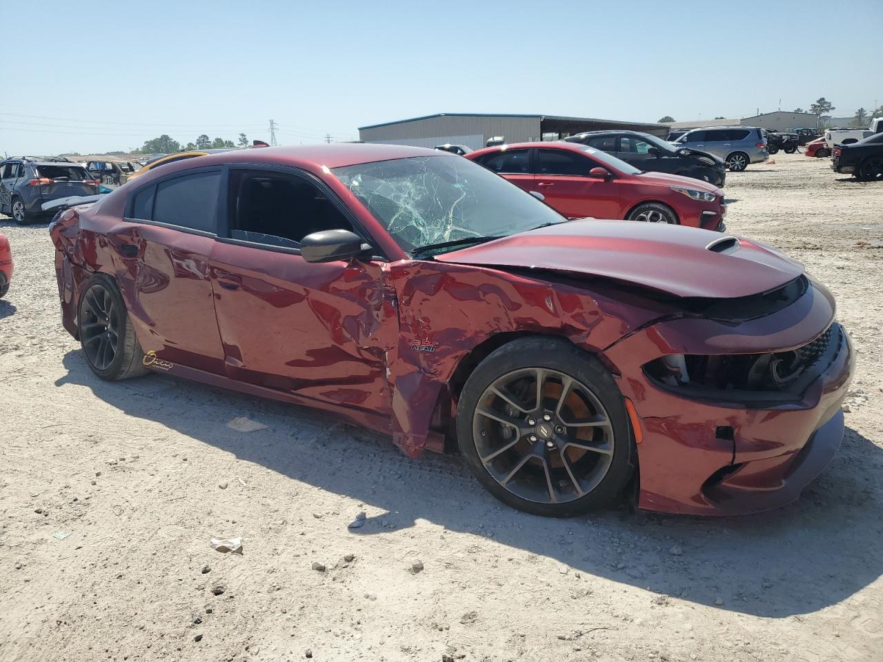 2022 DODGE CHARGER SCAT PACK VIN:2C3CDXGJ6NH209467