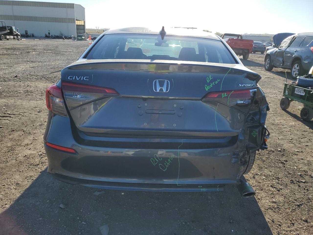 2022 HONDA CIVIC SPORT VIN:2HGFE2F51NH565596