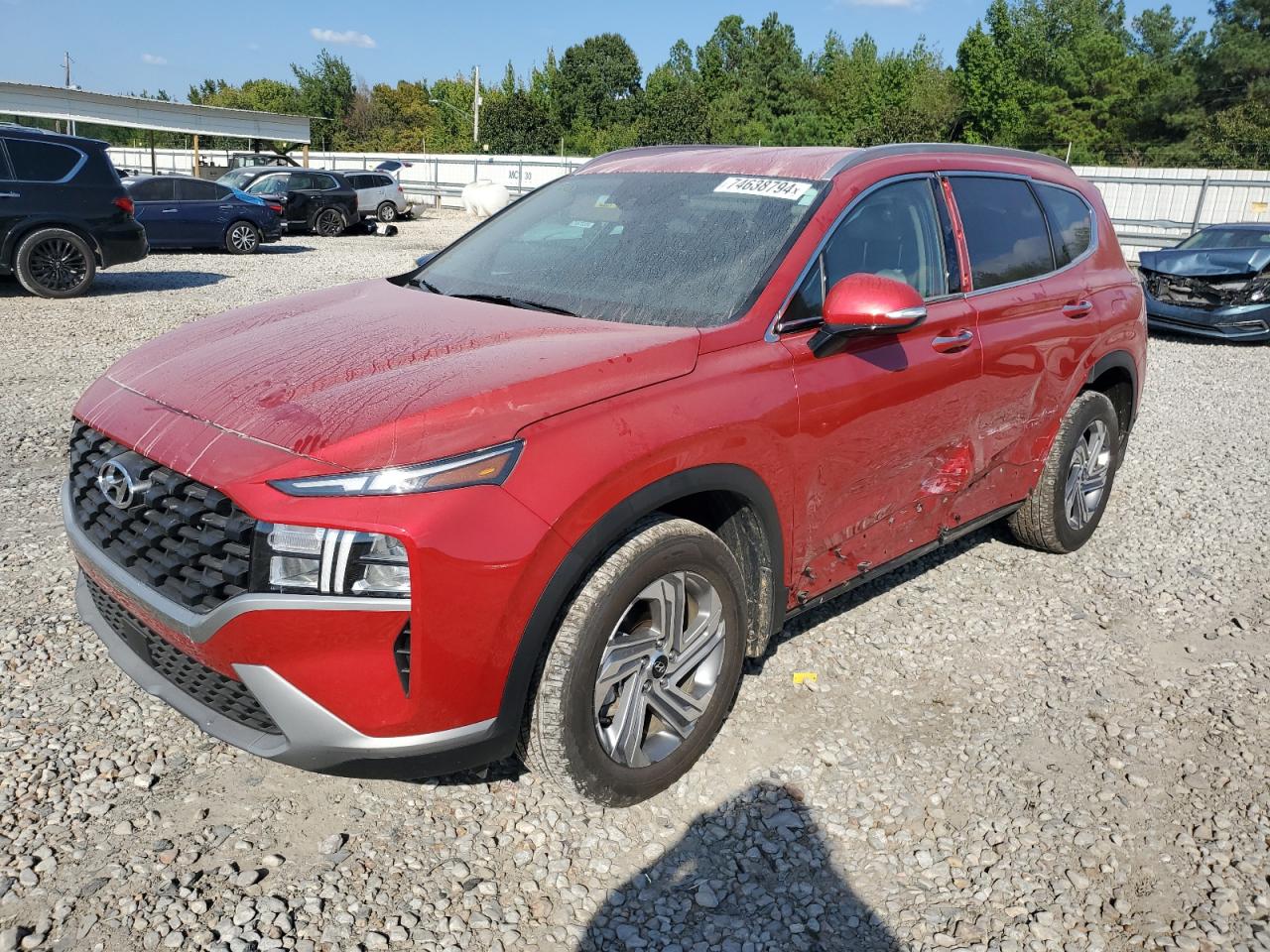 2023 HYUNDAI SANTA FE SEL VIN:5NMS24AJ7PH553367