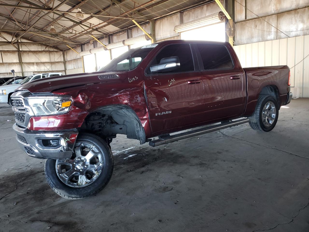 2022 RAM 1500 BIG HORN/LONE STAR VIN:1C6RREFT9NN142943