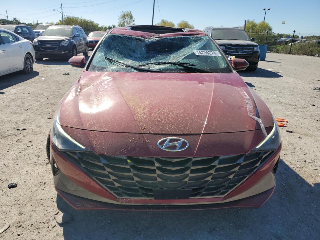 2022 HYUNDAI ELANTRA SEL VIN:KMHLN4AG4NU366900