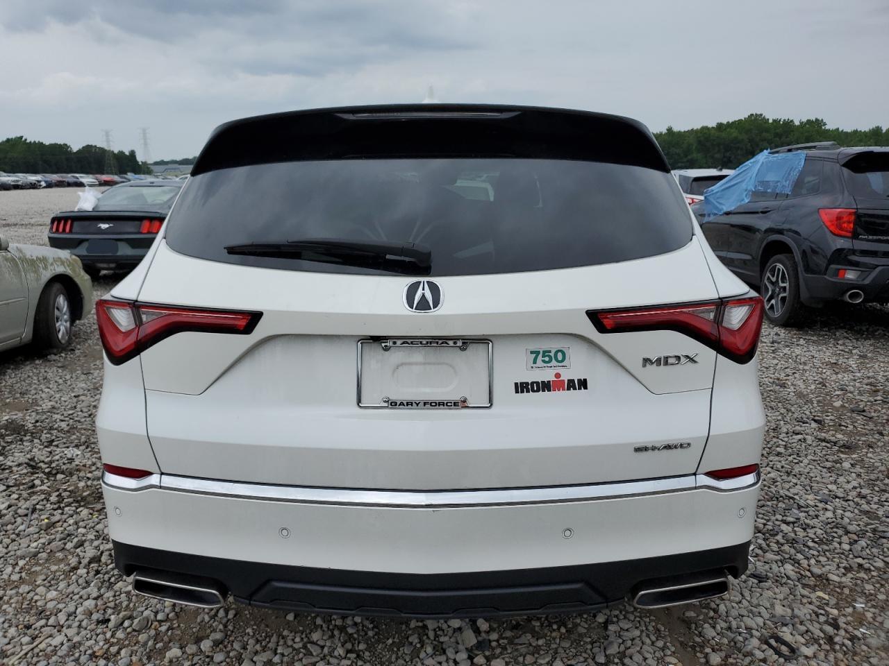 2022 ACURA MDX TECHNOLOGY VIN:5J8YE1H40NL038577