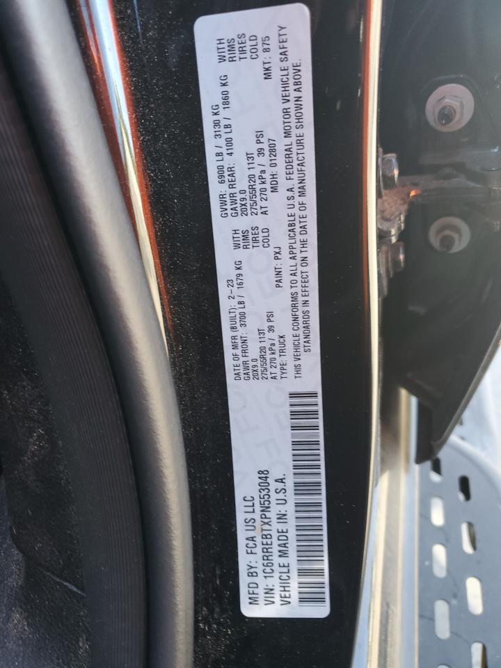 2023 RAM 1500 BIG HORN/LONE STAR VIN:1C6RREBTXPN553048