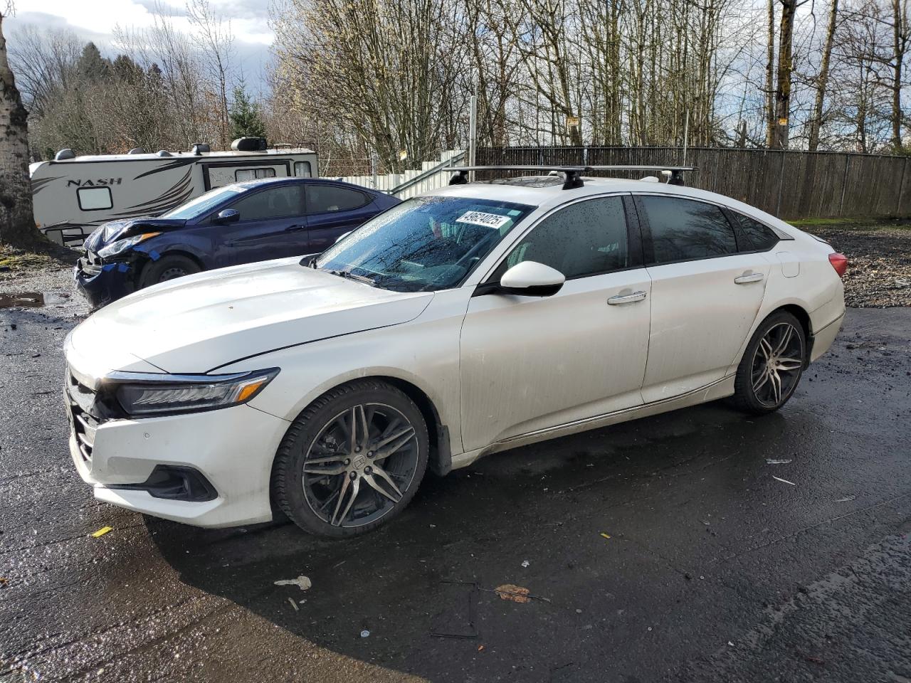 2022 HONDA ACCORD TOURING HYBRID VIN:1HGCV3F98NA021736