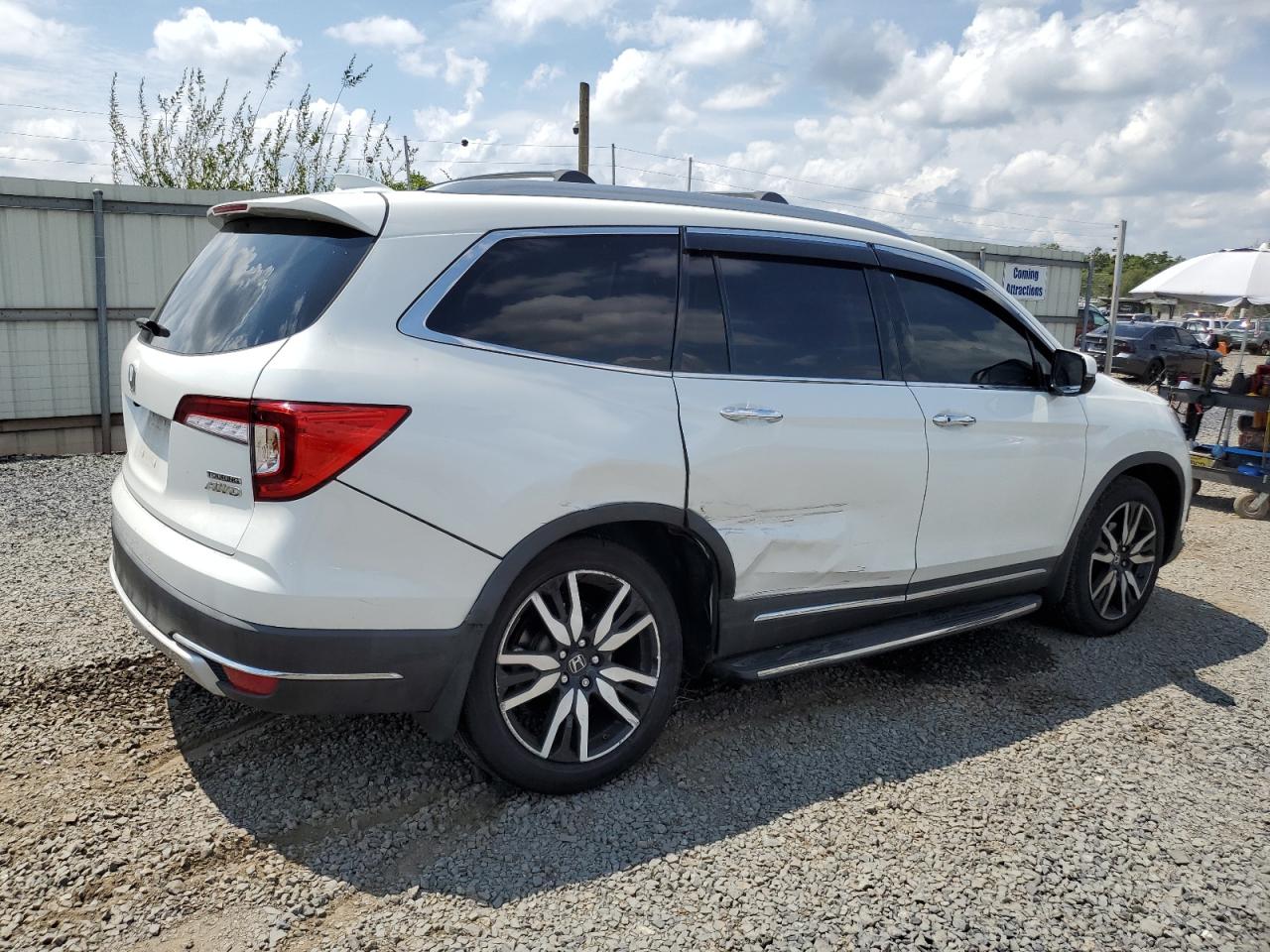 2022 HONDA PILOT TOURING VIN:5FNYF6H94NB001099