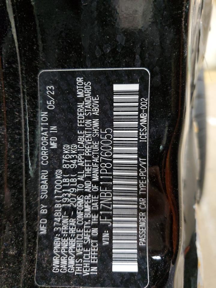2023 TOYOTA GR 86 PREMIUM VIN:JF1ZNBF11P8760055