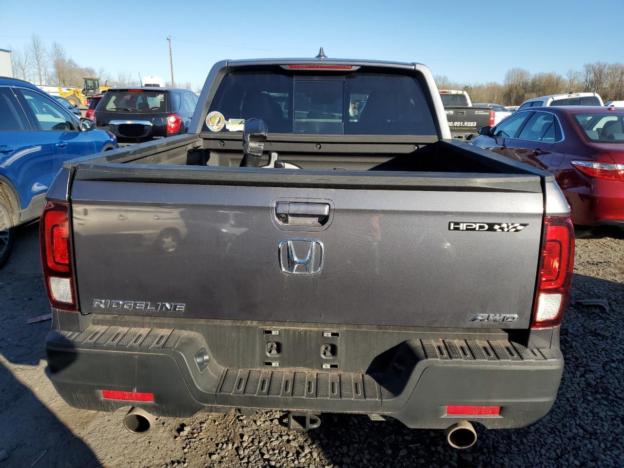 2023 HONDA RIDGELINE RTL VIN:5FPYK3F54PB068063